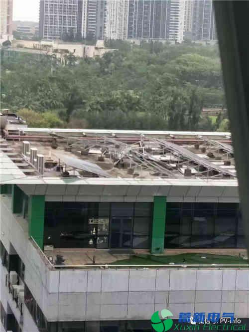 台风“山竹”过后，电力逆变器-光伏电站除了水泥台基础设施还剩下什么呢？